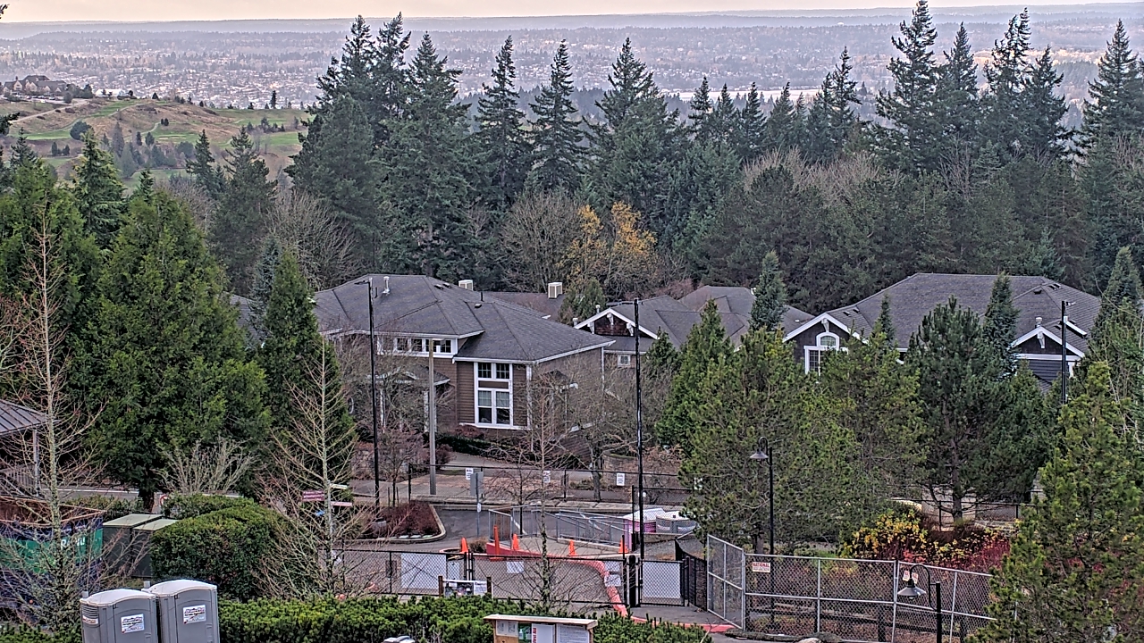 Thumbnail for current weather camera view from Open Window School 1200 ft elev Cougar Mtn in Bellevue, Washington