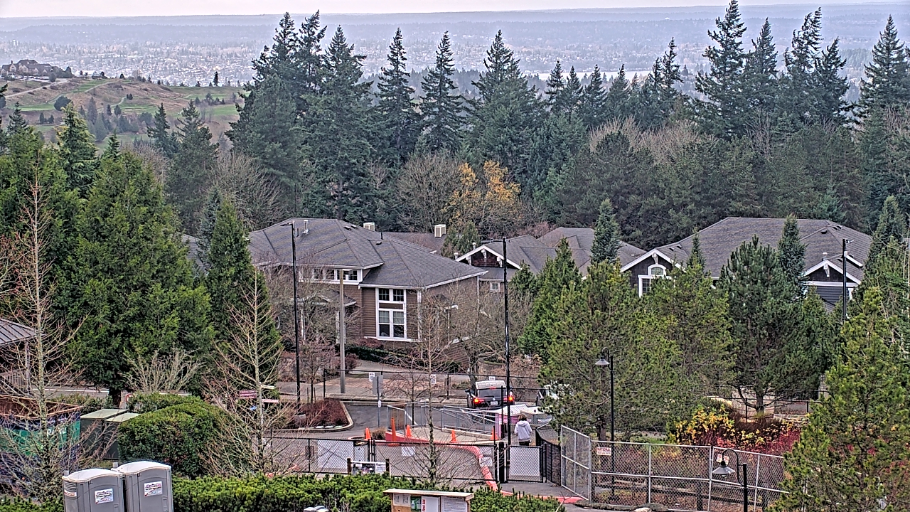 Thumbnail for current weather camera view from Open Window School 1200 ft elev Cougar Mtn in Bellevue, Washington