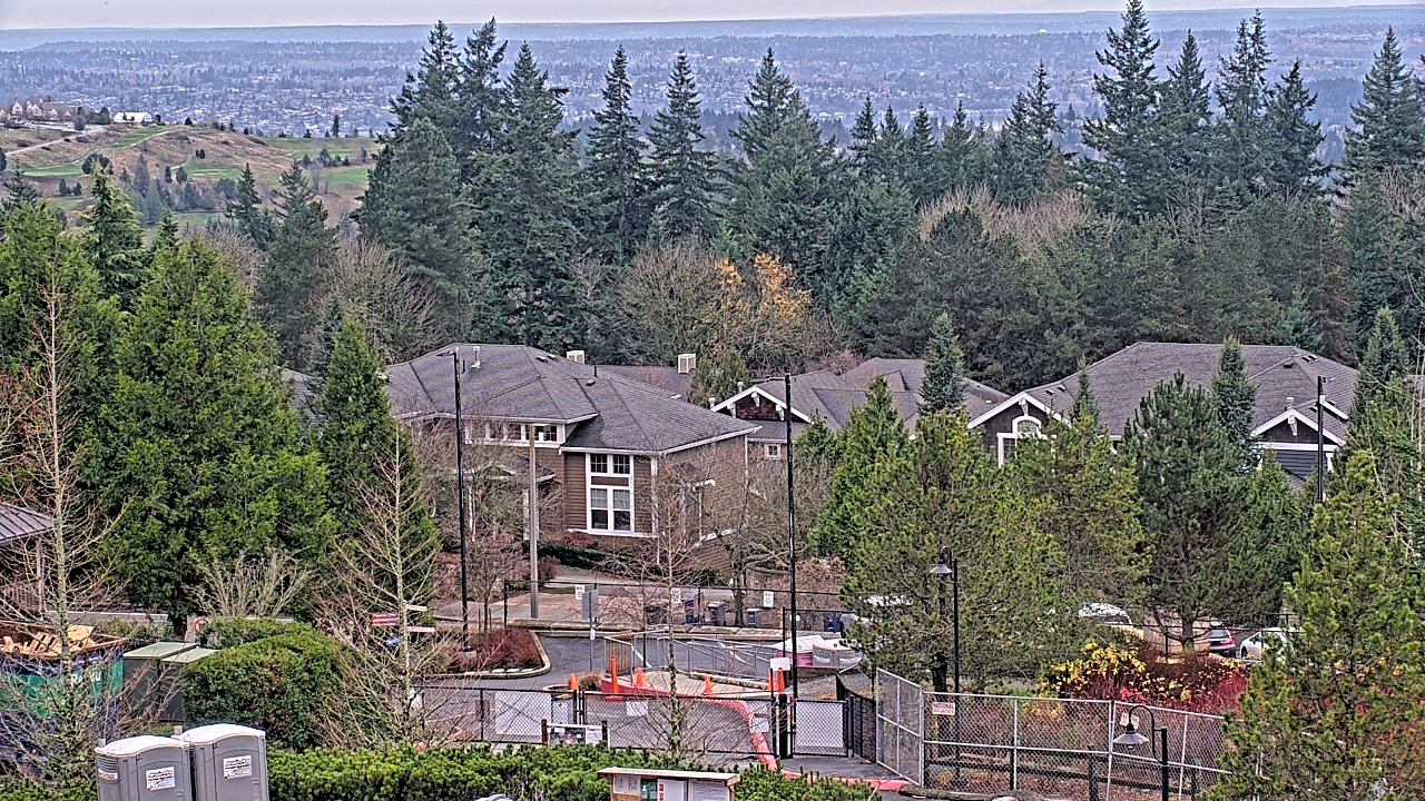 Thumbnail for current weather camera view from Open Window School 1200 ft elev Cougar Mtn in Bellevue, Washington