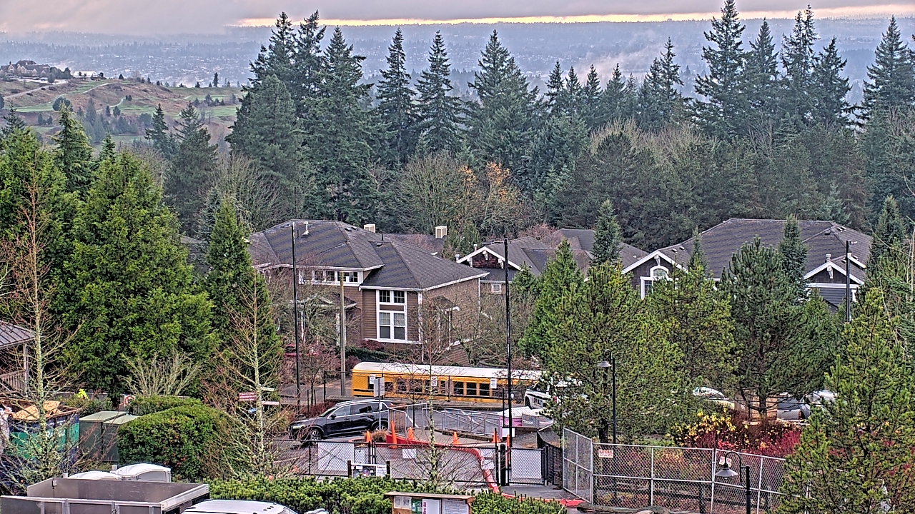 Thumbnail for current weather camera view from Open Window School 1200 ft elev Cougar Mtn in Bellevue, Washington