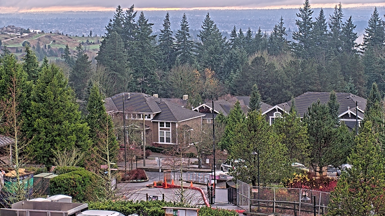 Thumbnail for current weather camera view from Open Window School 1200 ft elev Cougar Mtn in Bellevue, Washington