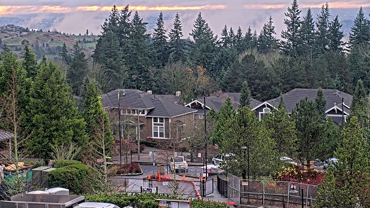 Thumbnail for current weather camera view from Open Window School 1200 ft elev Cougar Mtn in Bellevue, Washington