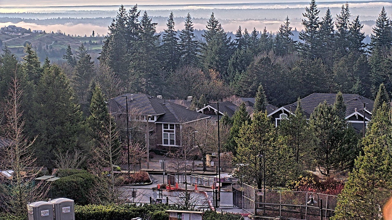 Thumbnail for current weather camera view from Open Window School 1200 ft elev Cougar Mtn in Bellevue, Washington