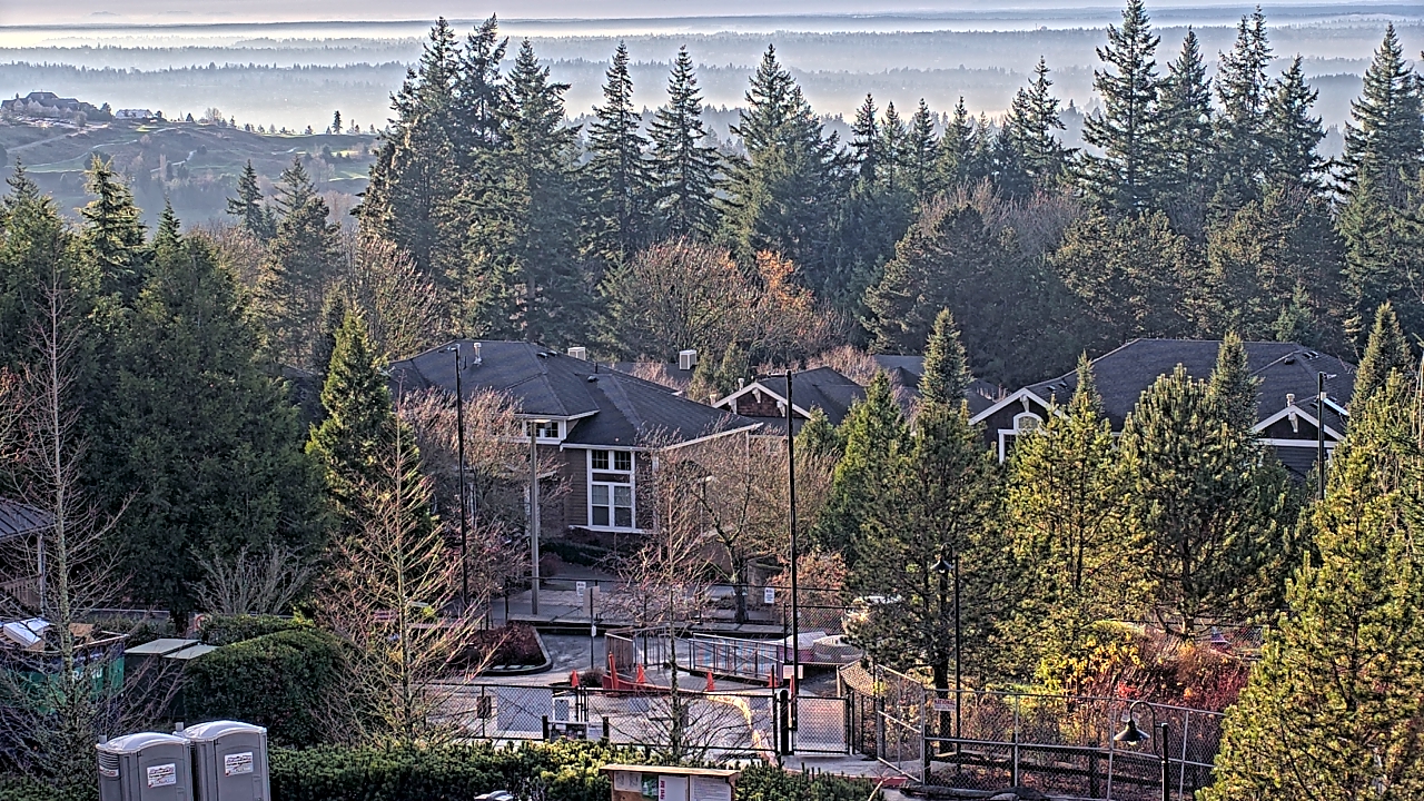 Thumbnail for current weather camera view from Open Window School 1200 ft elev Cougar Mtn in Bellevue, Washington