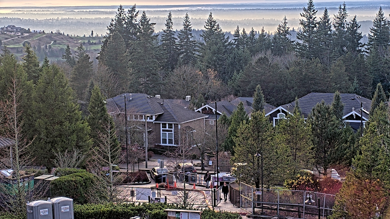 Thumbnail for current weather camera view from Open Window School 1200 ft elev Cougar Mtn in Bellevue, Washington