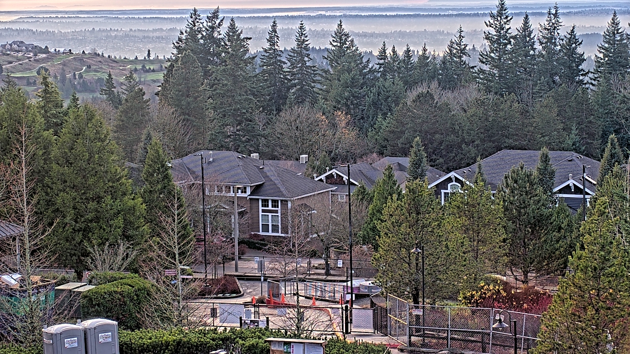 Thumbnail for current weather camera view from Open Window School 1200 ft elev Cougar Mtn in Bellevue, Washington