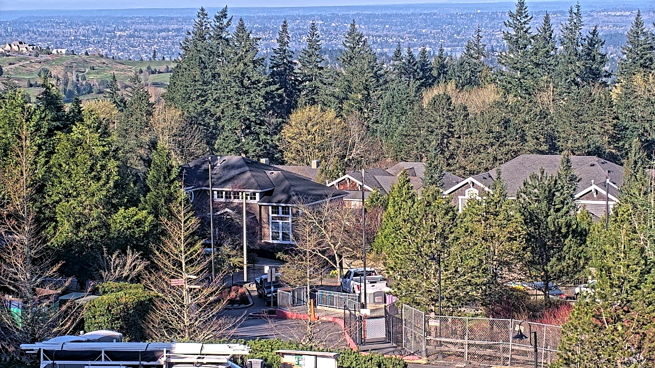 Thumbnail for current weather camera view from Open Window School 1200 ft elev Cougar Mtn in Bellevue, Washington