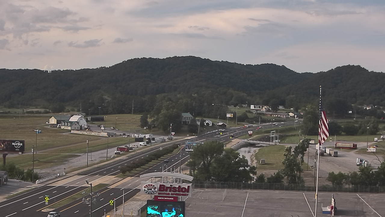 Thumbnail for current weather camera view from Bristol Motor Speedway in Bristol, Tennessee