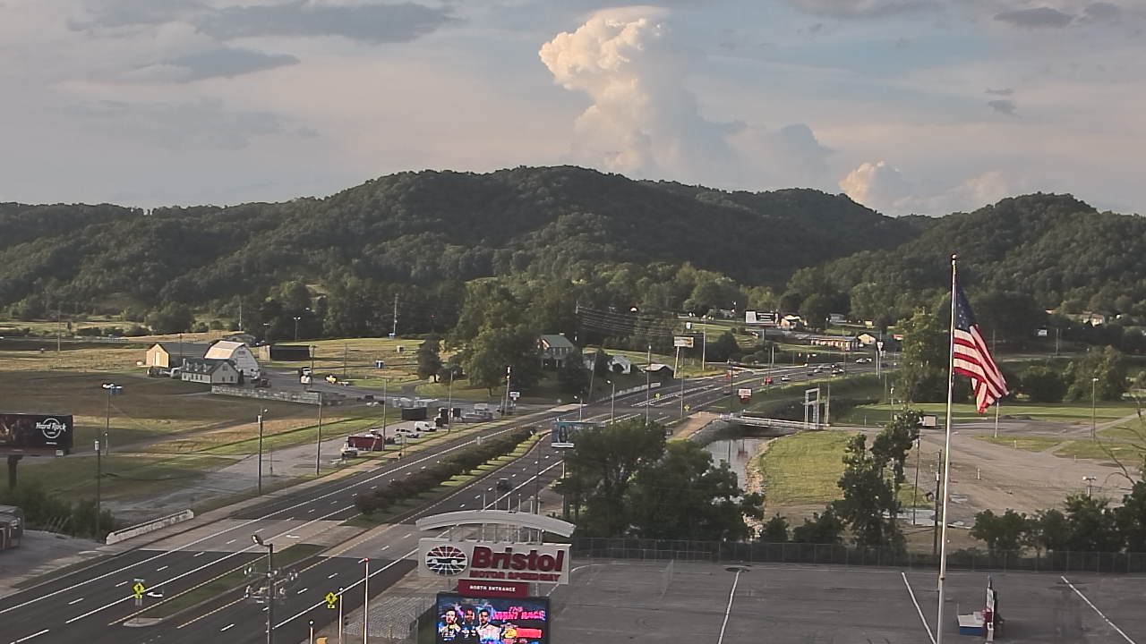 Thumbnail for current weather camera view from Bristol Motor Speedway in Bristol, Tennessee