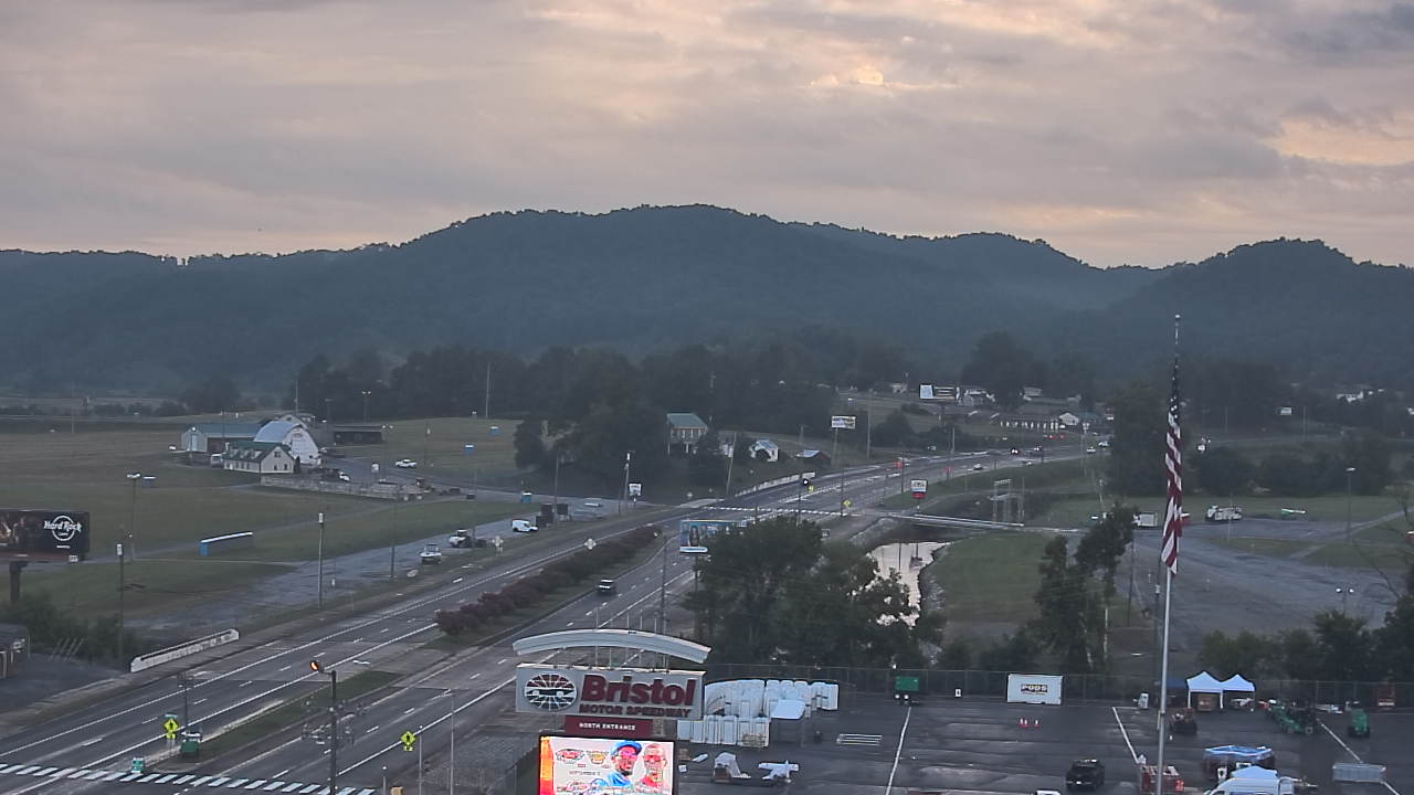 Thumbnail for current weather camera view from Bristol Motor Speedway in Bristol, Tennessee