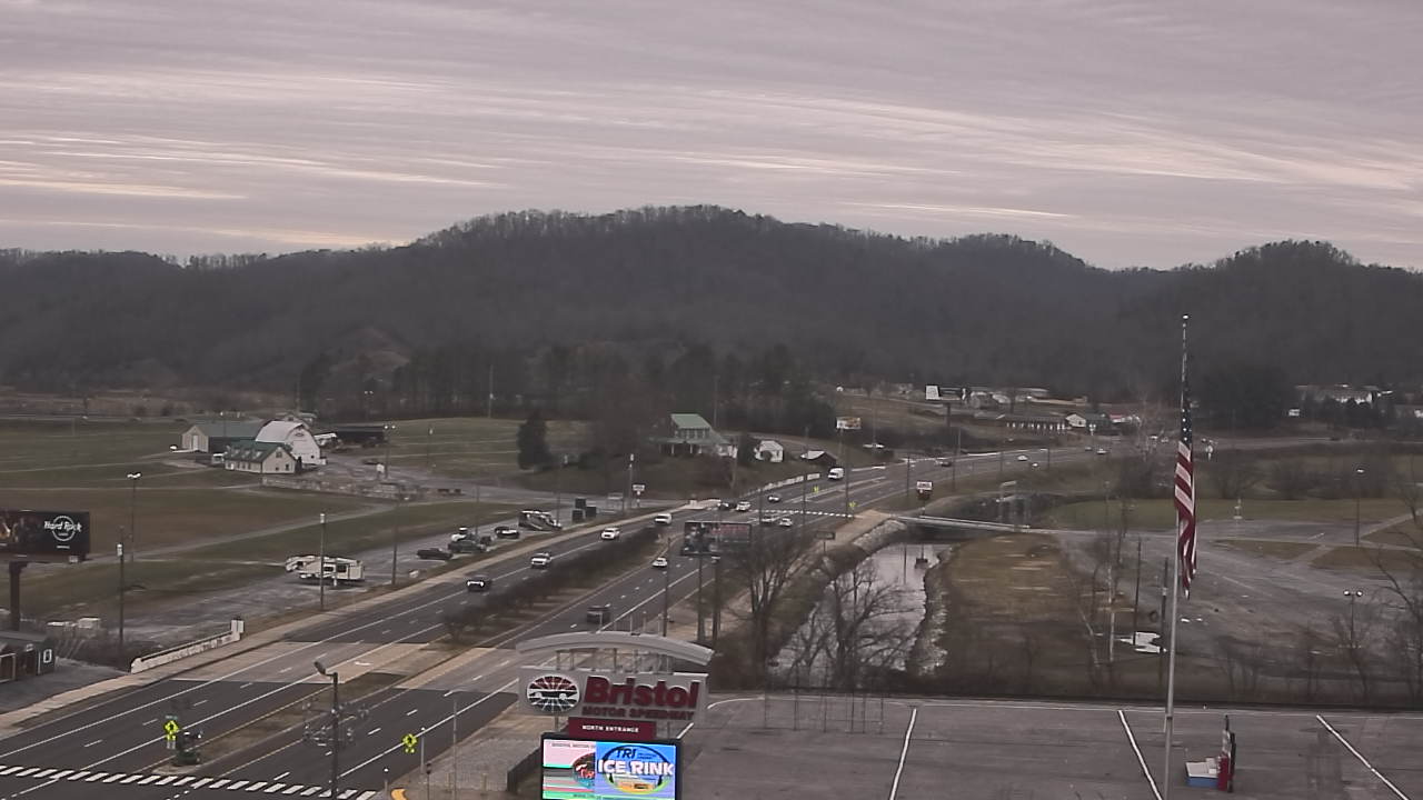 Thumbnail for current weather camera view from Bristol Motor Speedway in Bristol, Tennessee