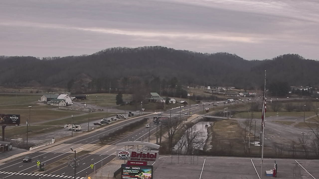 Thumbnail for current weather camera view from Bristol Motor Speedway in Bristol, Tennessee