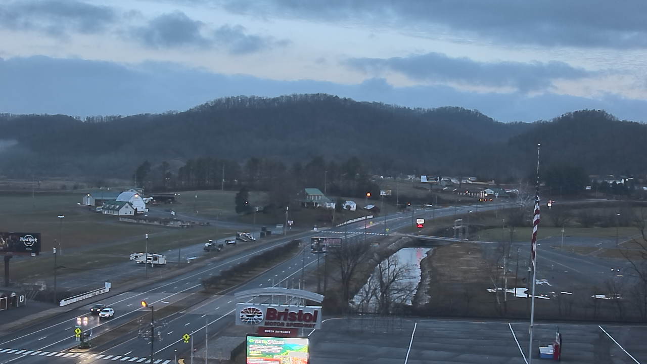 Thumbnail for current weather camera view from Bristol Motor Speedway in Bristol, Tennessee