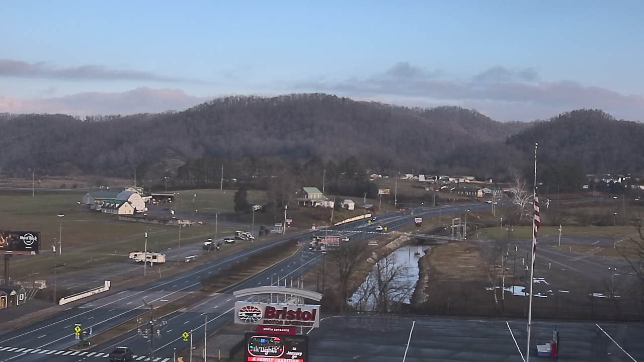 Thumbnail for current weather camera view from Bristol Motor Speedway in Bristol, Tennessee
