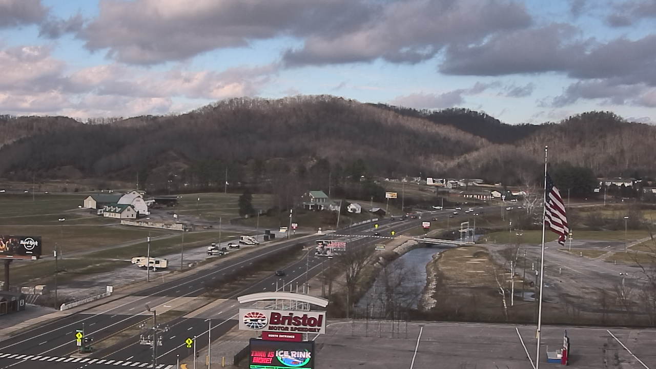 Thumbnail for current weather camera view from Bristol Motor Speedway in Bristol, Tennessee