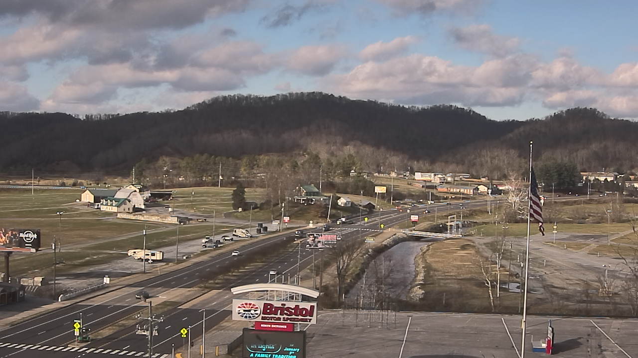 Thumbnail for current weather camera view from Bristol Motor Speedway in Bristol, Tennessee