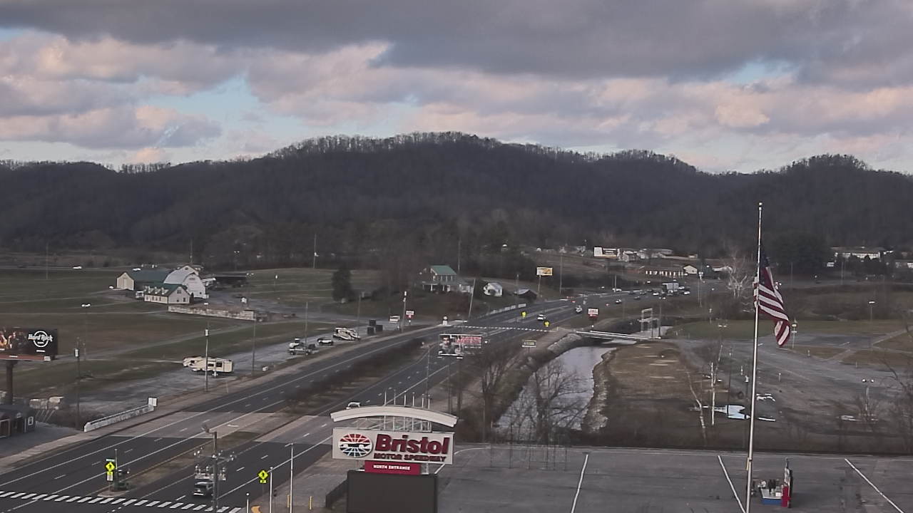 Thumbnail for current weather camera view from Bristol Motor Speedway in Bristol, Tennessee