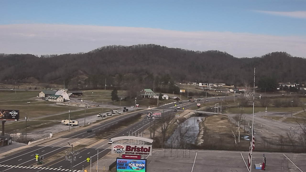 Thumbnail for current weather camera view from Bristol Motor Speedway in Bristol, Tennessee