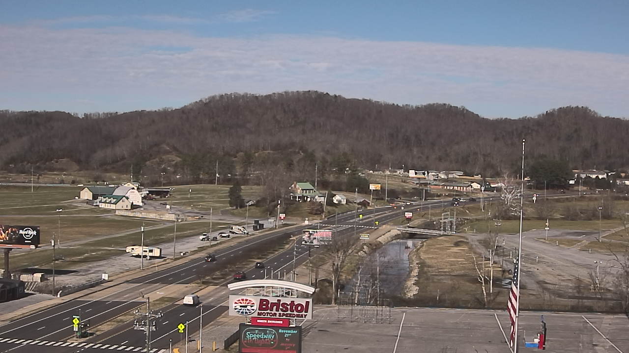 Thumbnail for current weather camera view from Bristol Motor Speedway in Bristol, Tennessee