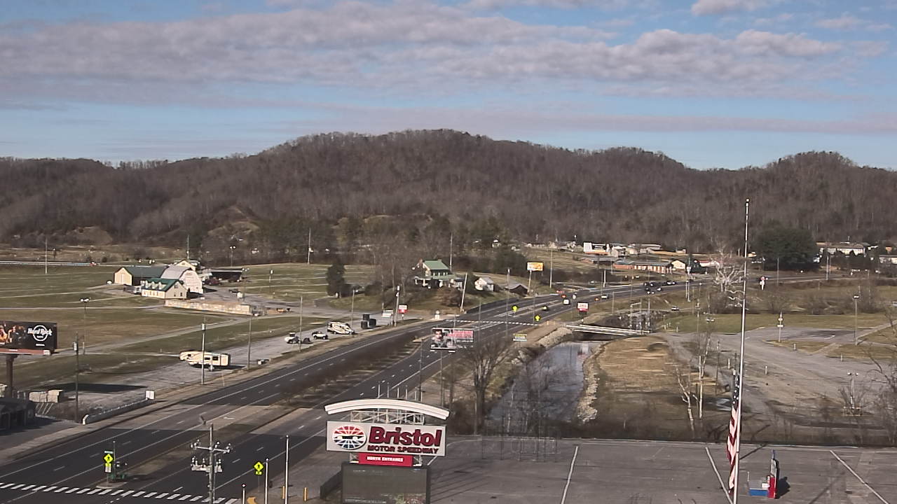 Thumbnail for current weather camera view from Bristol Motor Speedway in Bristol, Tennessee