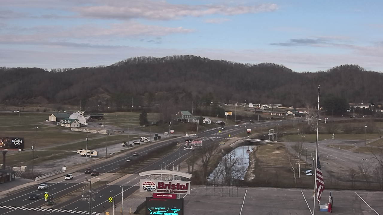 Thumbnail for current weather camera view from Bristol Motor Speedway in Bristol, Tennessee