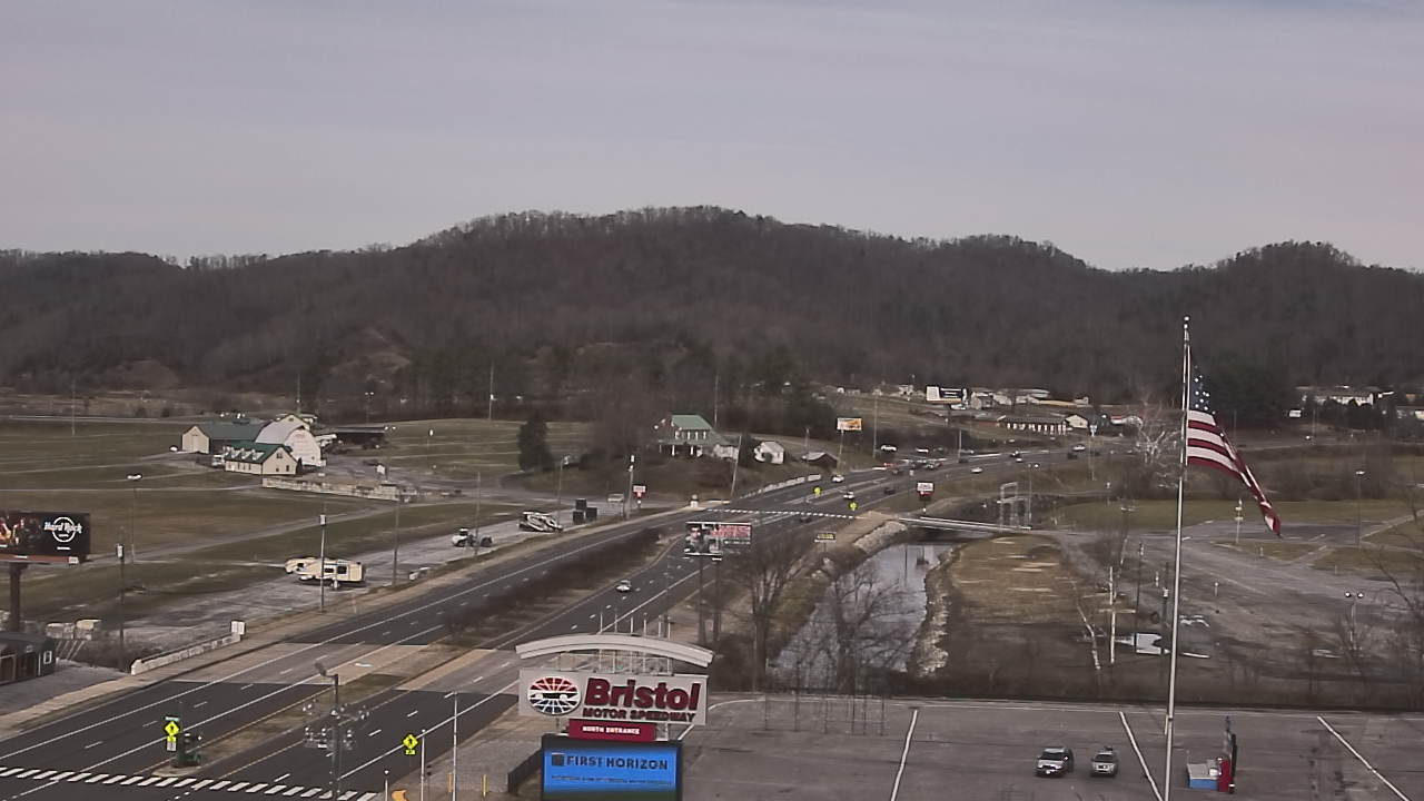 Thumbnail for current weather camera view from Bristol Motor Speedway in Bristol, Tennessee