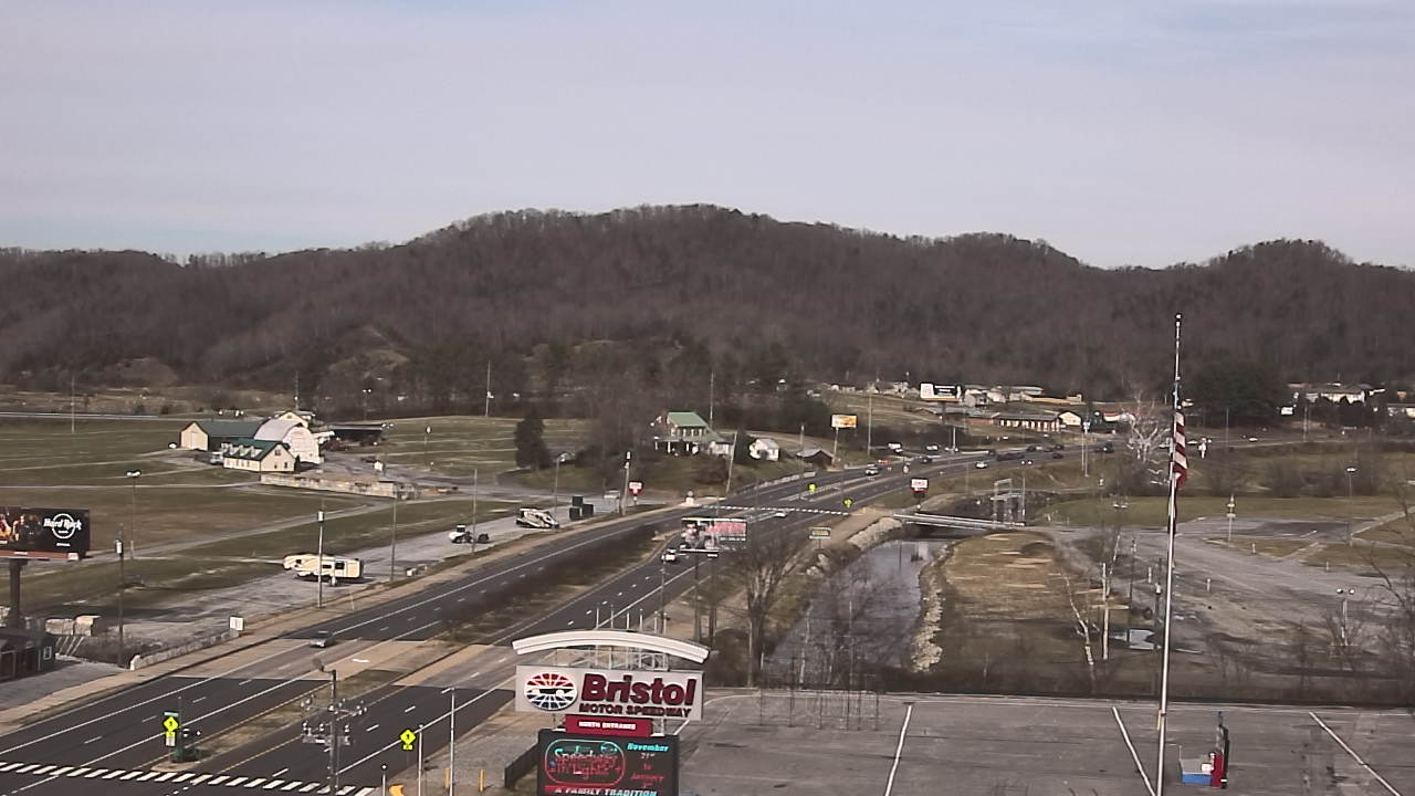 Thumbnail for current weather camera view from Bristol Motor Speedway in Bristol, Tennessee