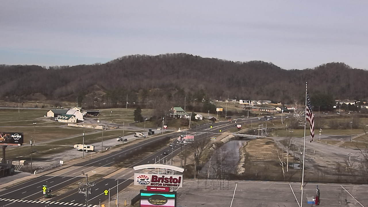Thumbnail for current weather camera view from Bristol Motor Speedway in Bristol, Tennessee