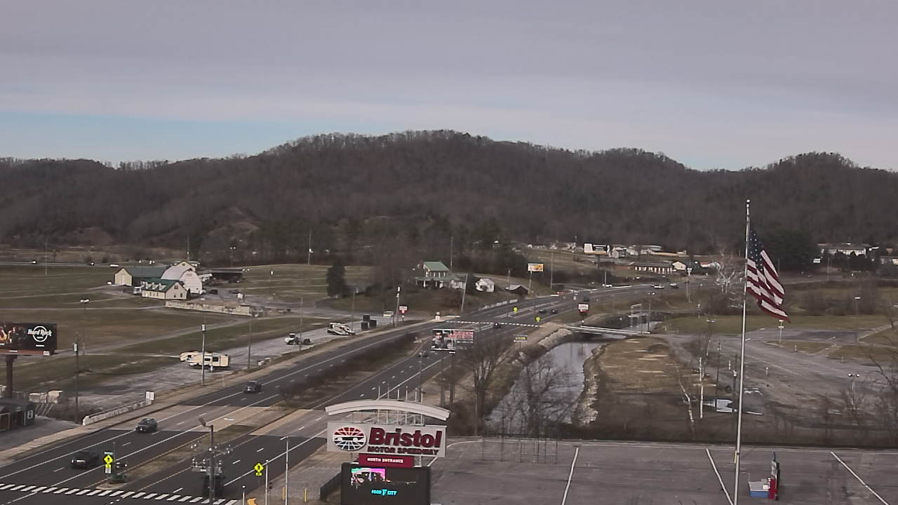 Thumbnail for current weather camera view from Bristol Motor Speedway in Bristol, Tennessee