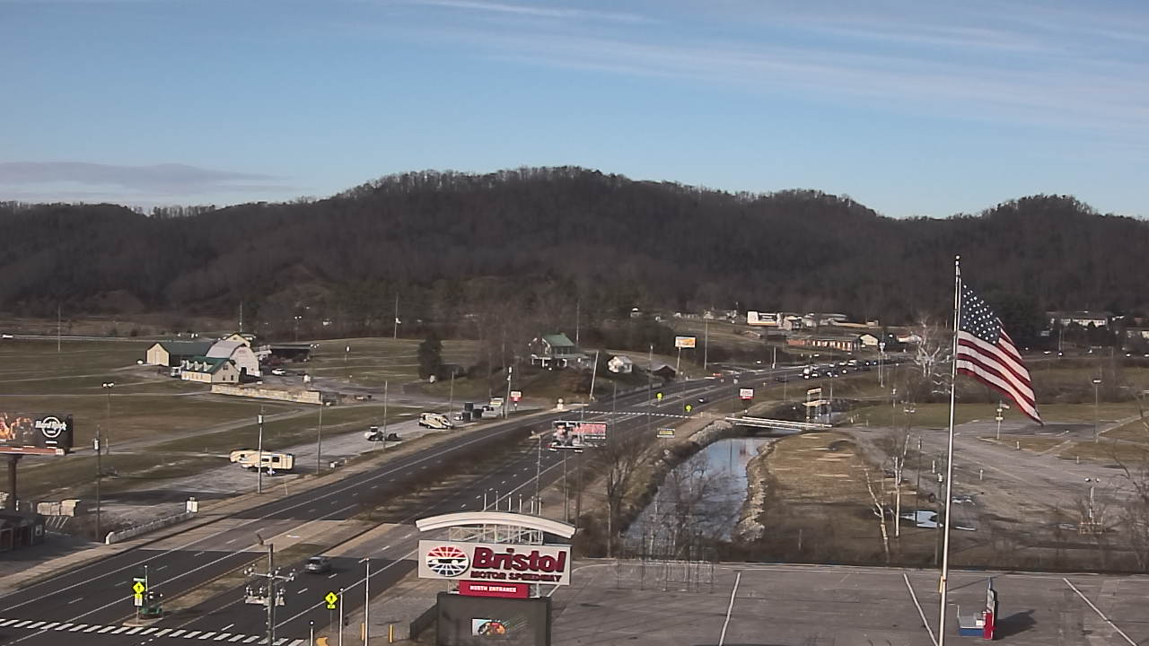 Thumbnail for current weather camera view from Bristol Motor Speedway in Bristol, Tennessee