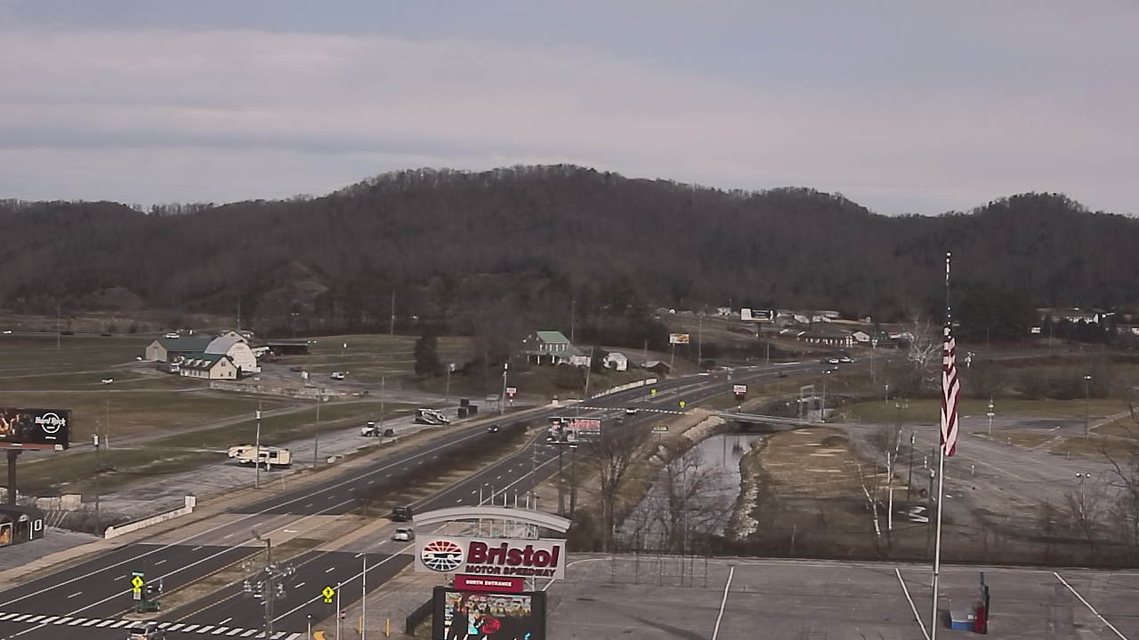 Thumbnail for current weather camera view from Bristol Motor Speedway in Bristol, Tennessee