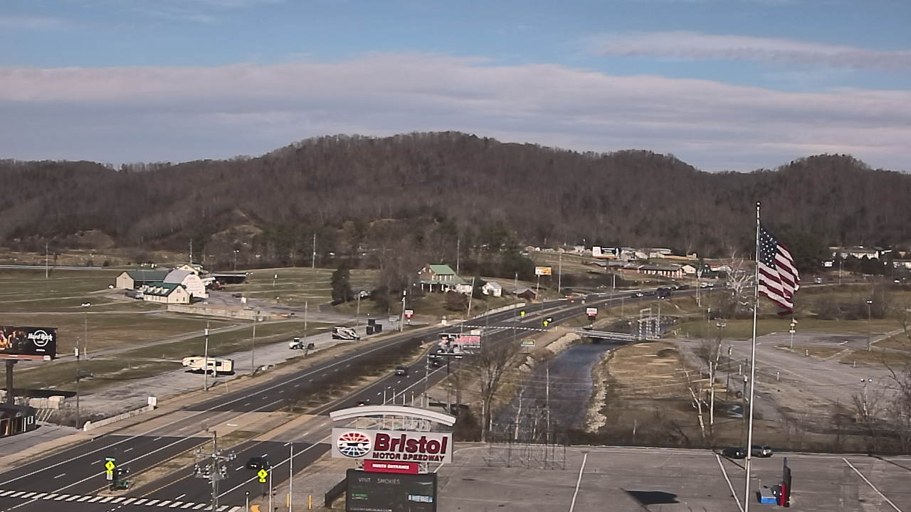 Thumbnail for current weather camera view from Bristol Motor Speedway in Bristol, Tennessee