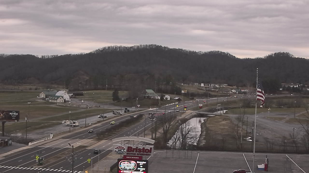Thumbnail for current weather camera view from Bristol Motor Speedway in Bristol, Tennessee