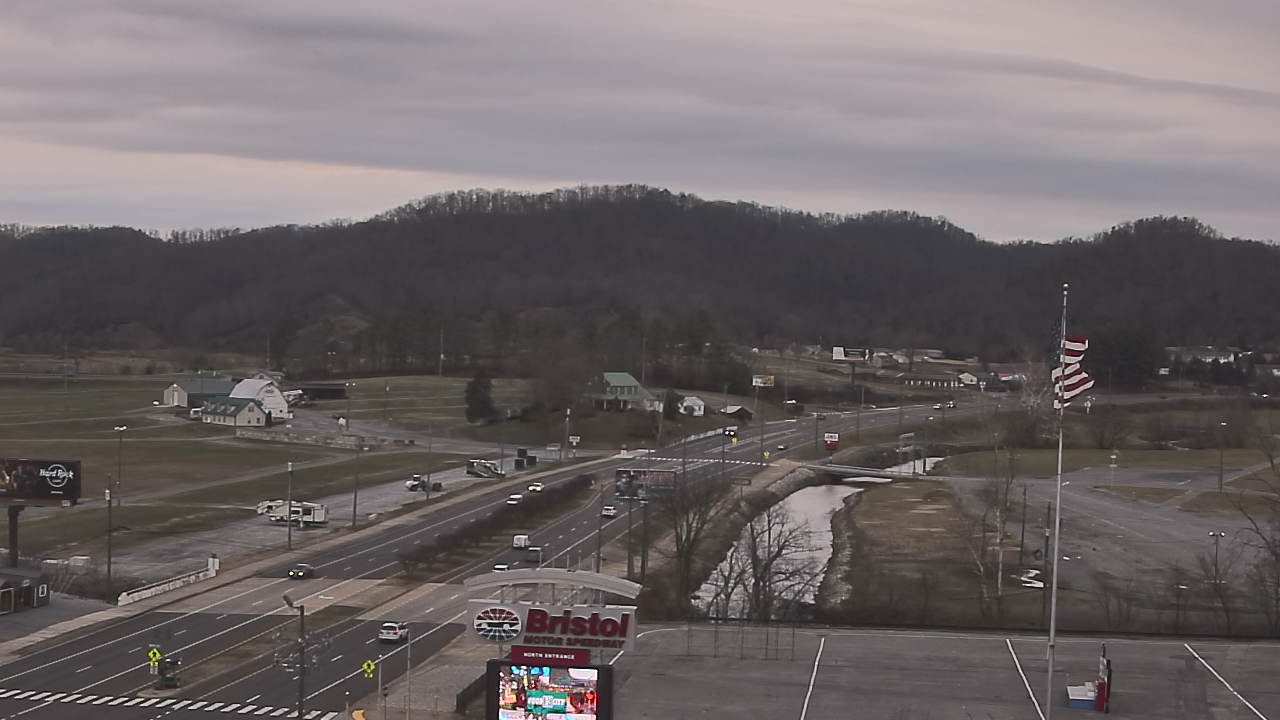 Thumbnail for current weather camera view from Bristol Motor Speedway in Bristol, Tennessee