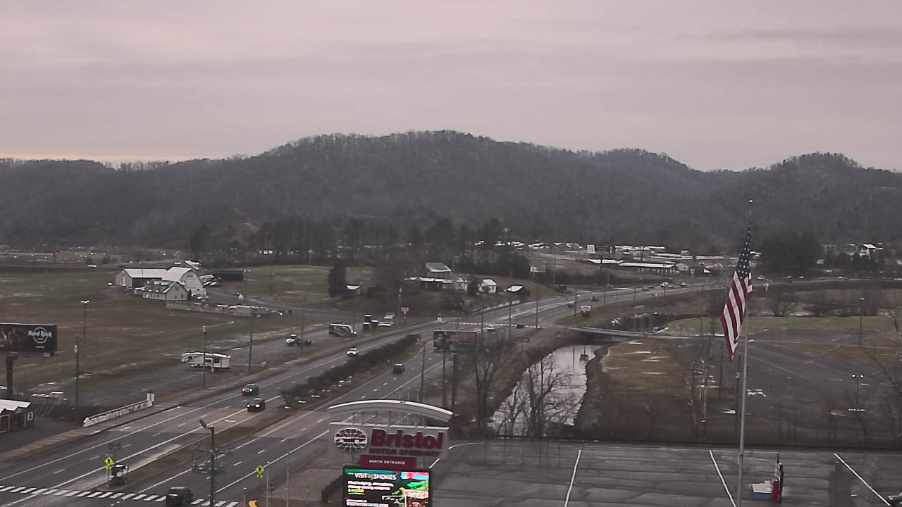 Thumbnail for current weather camera view from Bristol Motor Speedway in Bristol, Tennessee
