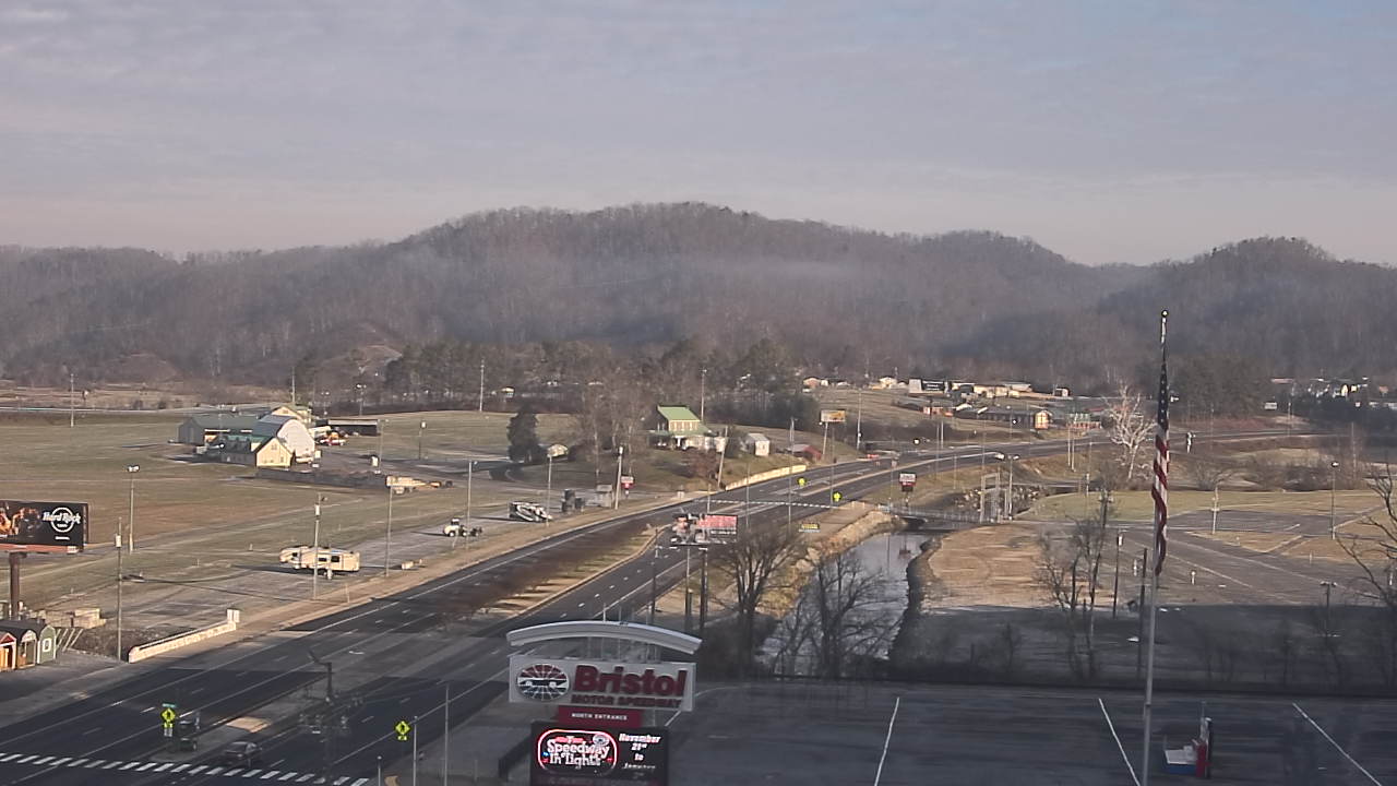 Thumbnail for current weather camera view from Bristol Motor Speedway in Bristol, Tennessee
