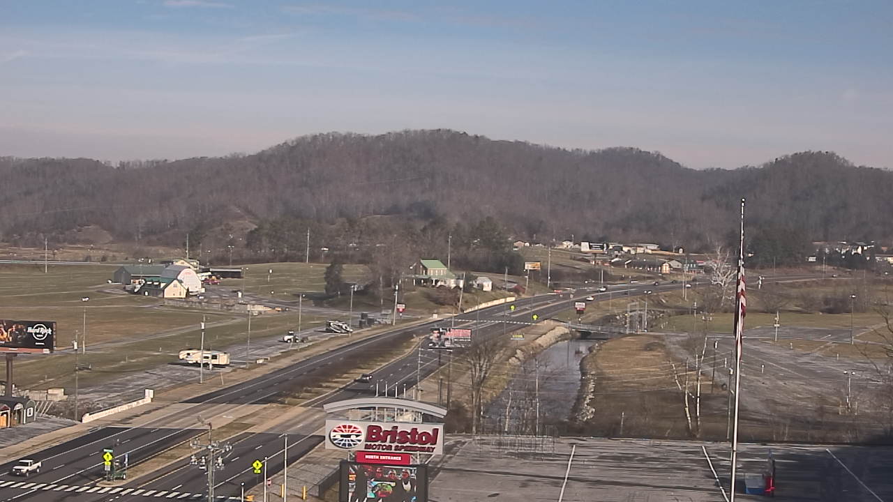 Thumbnail for current weather camera view from Bristol Motor Speedway in Bristol, Tennessee