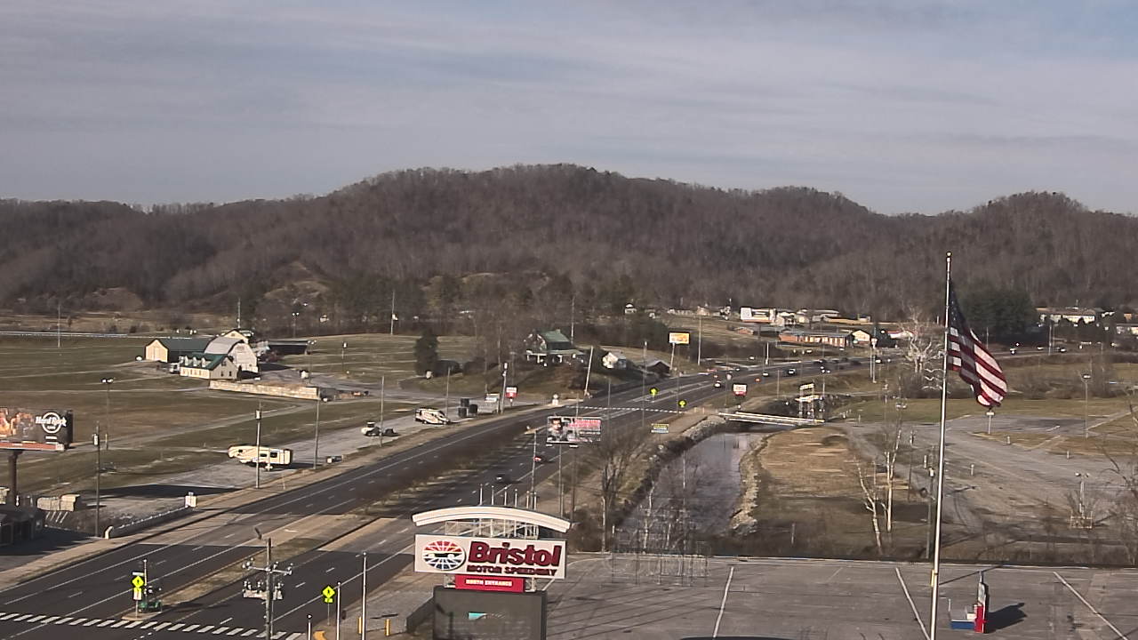 Thumbnail for current weather camera view from Bristol Motor Speedway in Bristol, Tennessee