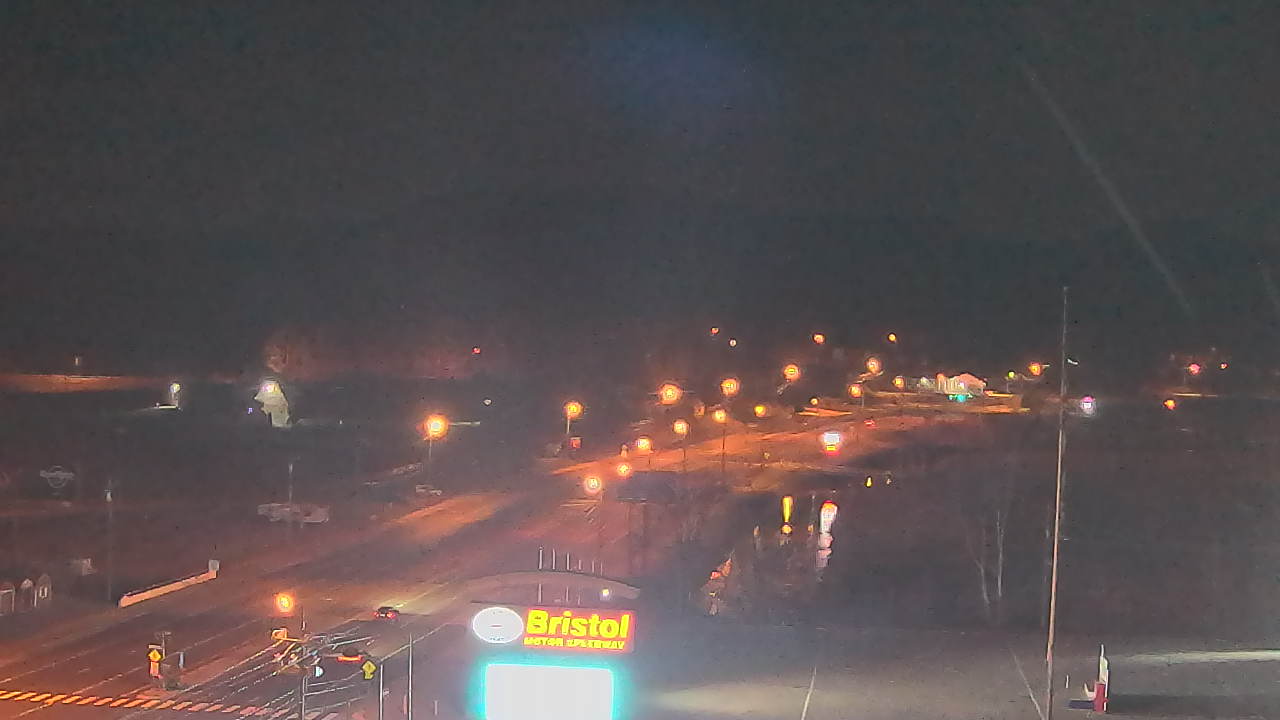 Thumbnail for current weather camera view from Bristol Motor Speedway in Bristol, Tennessee