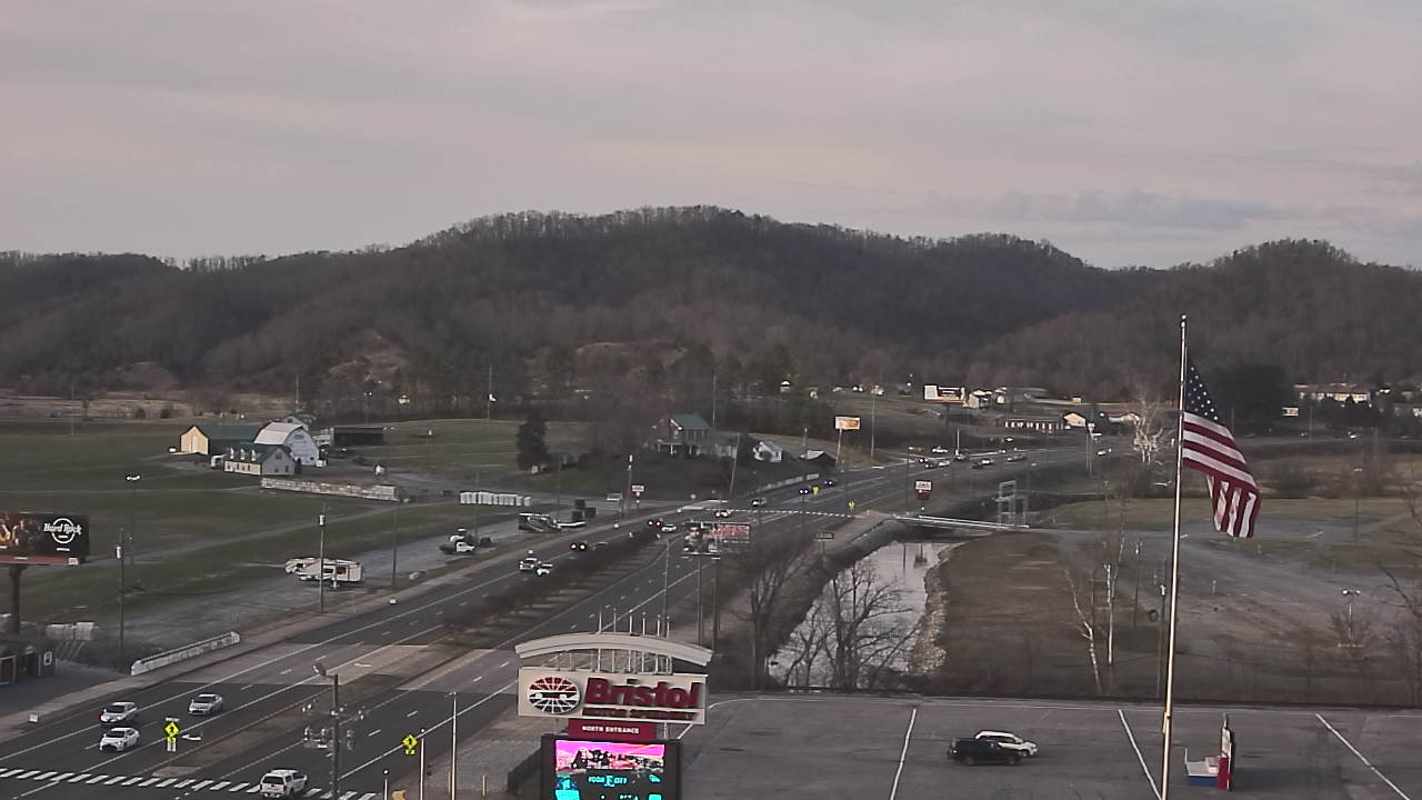 Thumbnail for current weather camera view from Bristol Motor Speedway in Bristol, Tennessee