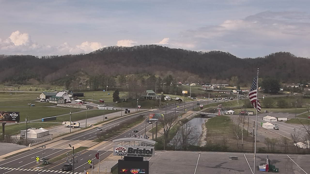 Thumbnail for current weather camera view from Bristol Motor Speedway in Bristol, Tennessee
