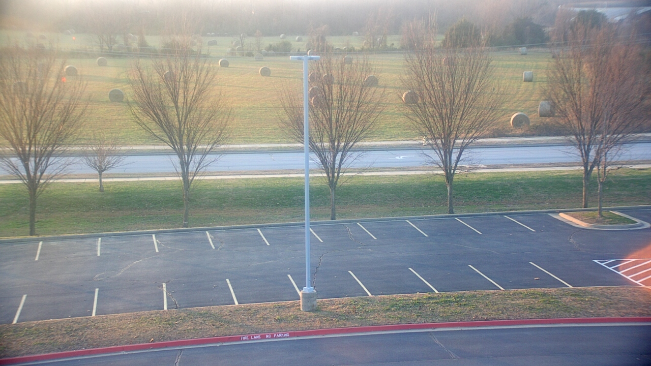 Thumbnail for current weather camera view from Fulbright JHS in Bentonville, Arkansas