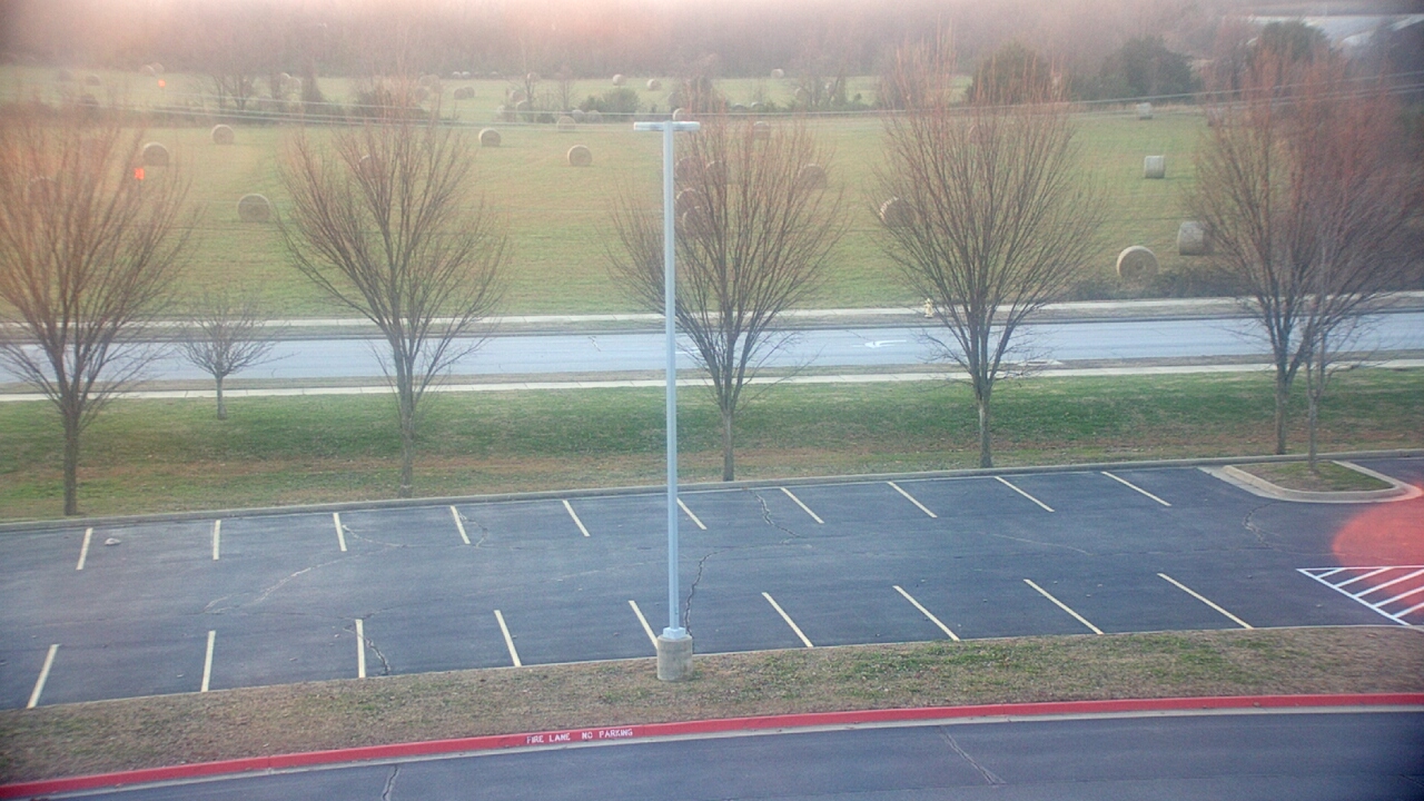 Thumbnail for current weather camera view from Fulbright JHS in Bentonville, Arkansas