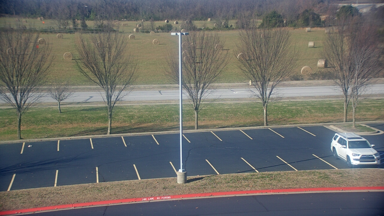 Thumbnail for current weather camera view from Fulbright JHS in Bentonville, Arkansas