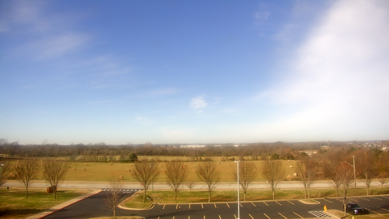 Thumbnail for current weather camera view from Fulbright JHS in Bentonville, Arkansas
