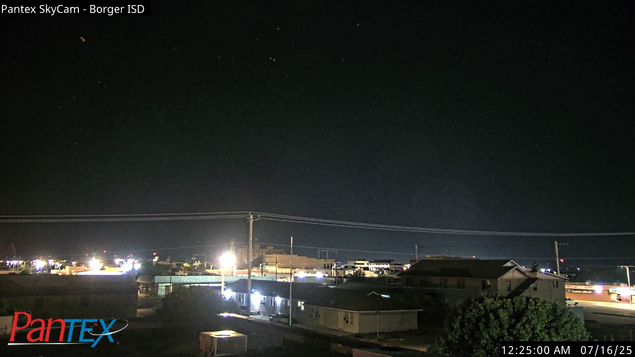 Thumbnail for current weather camera view from Borger ISD in Borger, Texas
