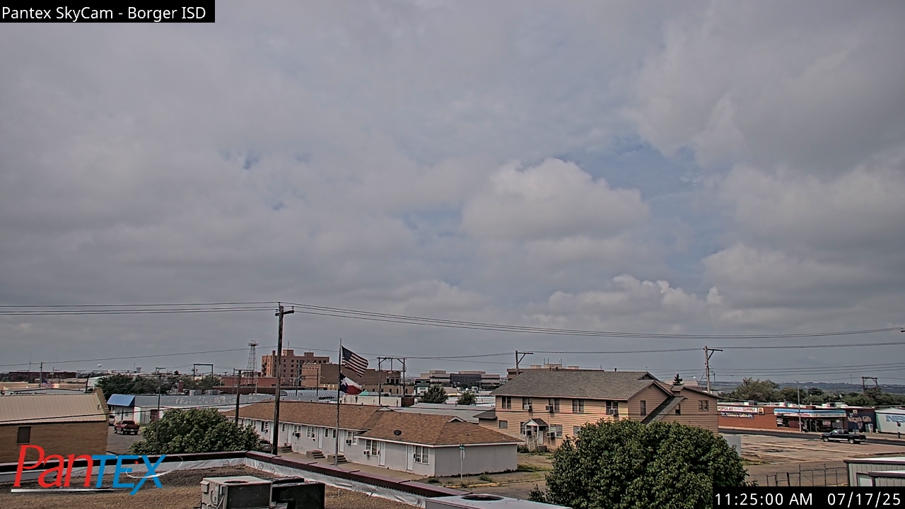 Thumbnail for current weather camera view from Borger ISD in Borger, Texas
