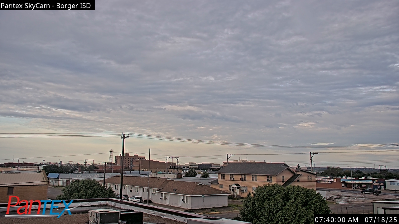 Thumbnail for current weather camera view from Borger ISD in Borger, Texas