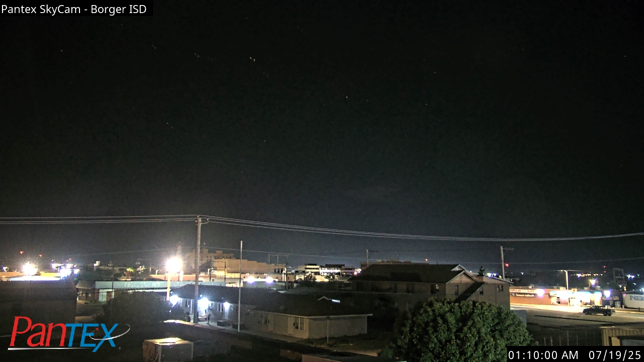 Thumbnail for current weather camera view from Borger ISD in Borger, Texas