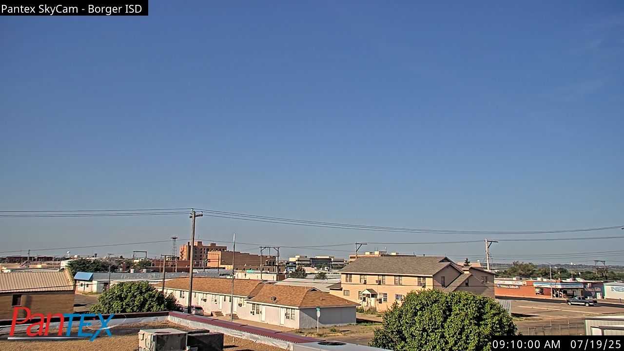 Thumbnail for current weather camera view from Borger ISD in Borger, Texas